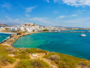 Hora görünümü, Naxos adanın başkenti
