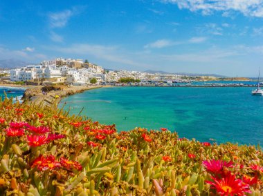 Hora görünümü, Naxos adanın başkenti