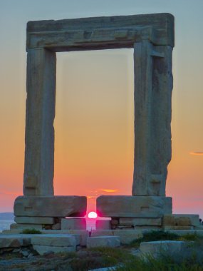 Portara - Harabeleri, antik Delos Apollon Tapınağı