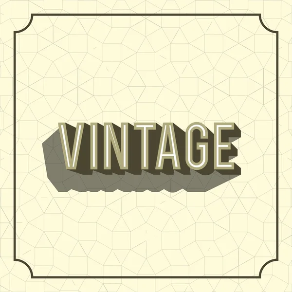 Vintage, conjunto de diseño retro — Vector de stock