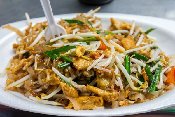 Deliciosa almohadilla saludable thai — Foto de Stock