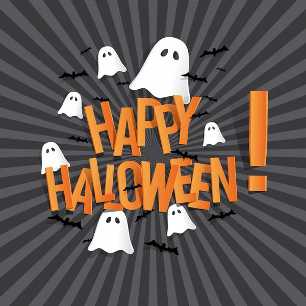 Happy Halloween Card — Stock Vector