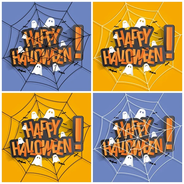 Feliz tarjeta de Halloween — Vector de stock