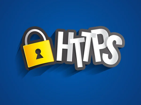 Https abstratos criativos — Vetor de Stock