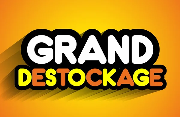 Difícil desconto grande venda — Vetor de Stock