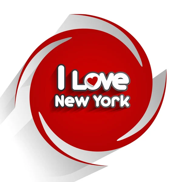 I Love New York — Stock Vector