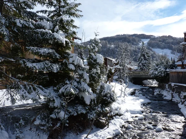 Vintern berg — Stockfoto