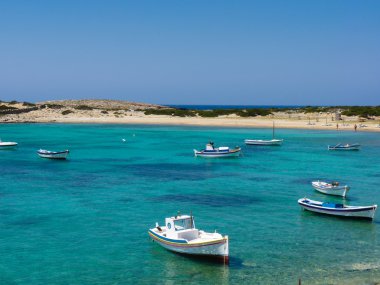 Amorgos ada manzara