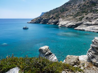 Amorgos ada manzara