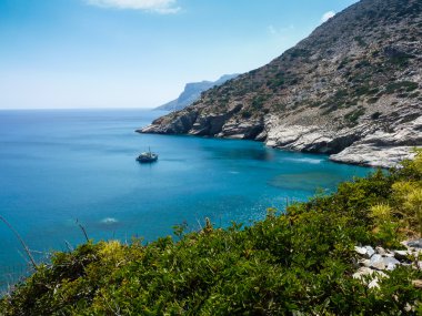 Amorgos ada manzara