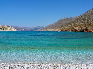 Amorgos ada manzara