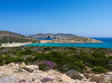 Amorgos ada manzara