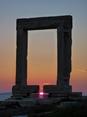 Portara - Harabeleri, antik Delos Apollon Tapınağı