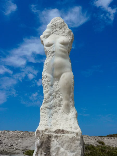 Socha nahé ženy — Stock fotografie