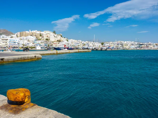 Hora view, the capital of Naxos island — Stock Photo, Image
