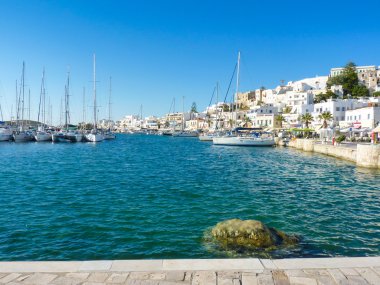 Hora görünümü, Naxos adanın başkenti