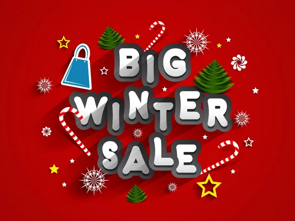 Big Winter Sale — Stock Vector