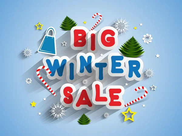 Big Winter Sale — Stock Vector