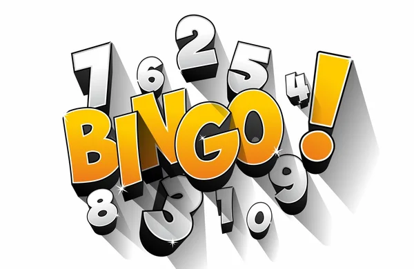 Bingo, símbolo de bolada — Stok Vektör