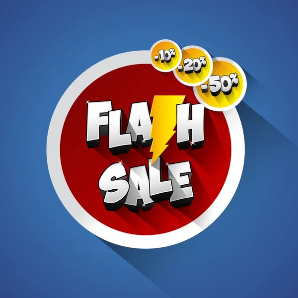 Flash Sale design — Stock Vector