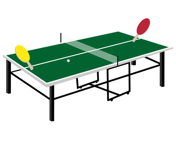 Raquetas de tenis de mesa — Vector de stock