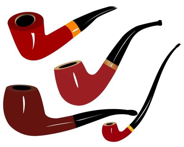 Табачные трубы — стоковый вектор