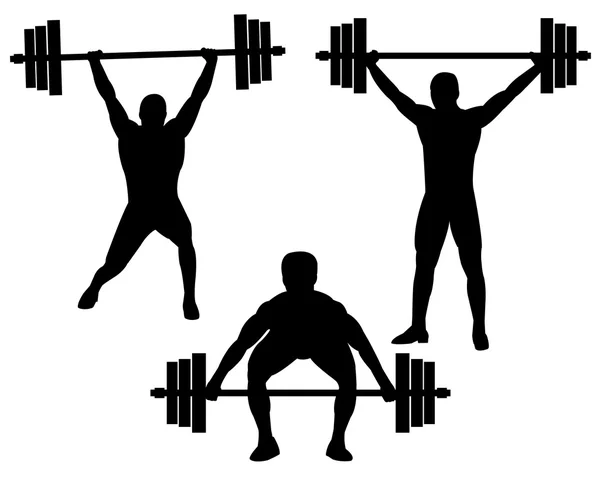 Gewichtheben — Stockvektor