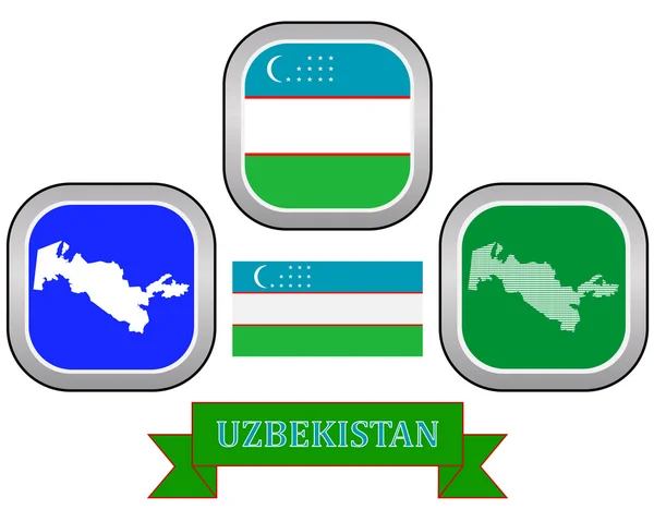 Symbol of Uzbekistan — Stock Vector