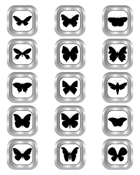 Mariposas — Archivo Imágenes Vectoriales