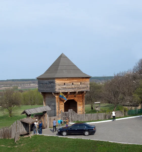 Castle made of wood — Stock Photo, Image