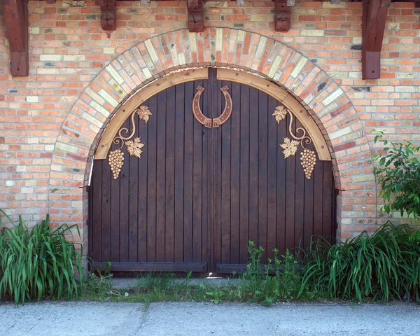 Puertas de madera — Foto de Stock