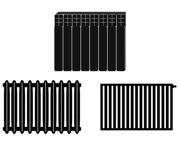 Baterías calefacción — Vector de stock