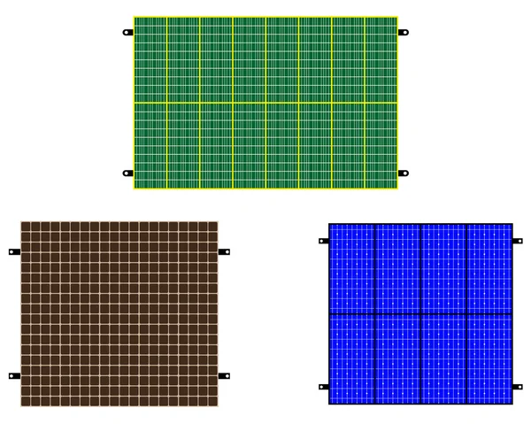 Painéis solares — Vetor de Stock