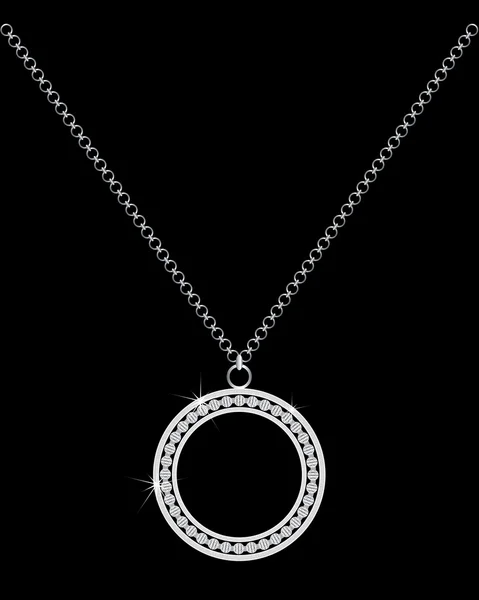 değerli taşlar ile kolye