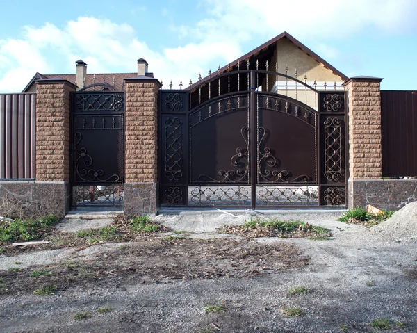 芸術的な鉄の門 — ストック写真