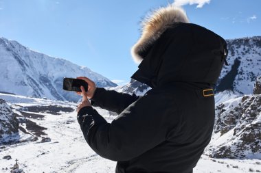 Young person with mobile phone