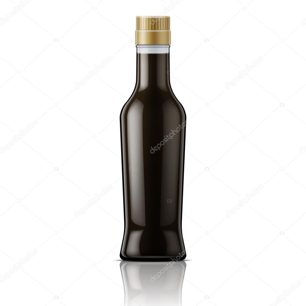 Glass soy sauce bottle. Stock Vector Image by ©gruffi 111254190