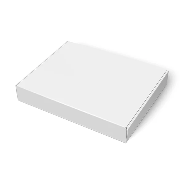 Modèle de boîte en carton mince . — Image vectorielle