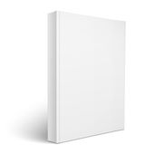 Šablona prázdné vertikální softcover knihy.