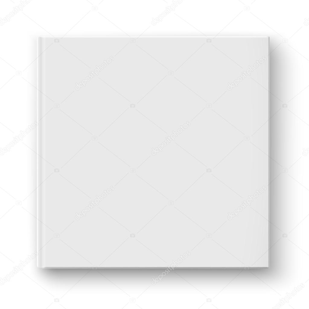 Blank Book Cover Square Hardcover Album Stock Vector (Royalty Free)  1087221311