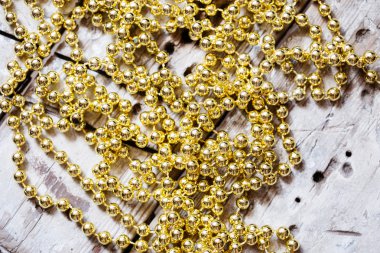 Soyut altın boncuk arka plan