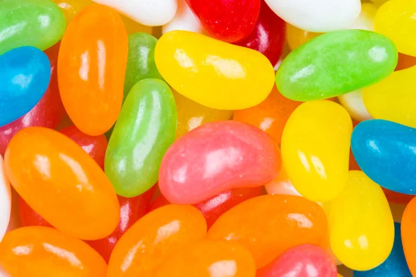 З покриттям кольорових желе квасоля цукерки — стокове фото