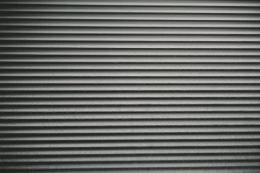 Gri dalgalı yivli metal dokusu, boşluğu kopyala