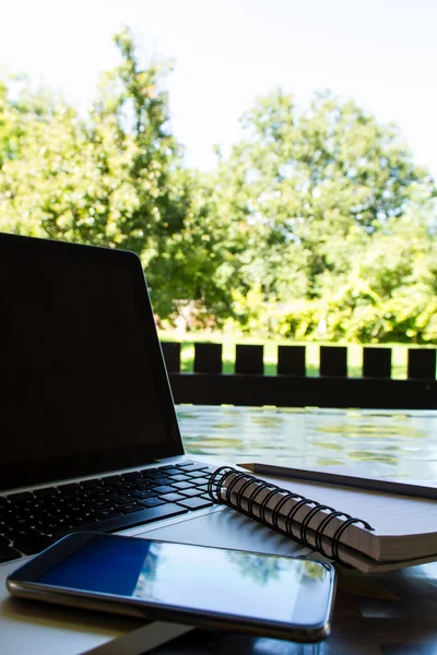 Working in the nature — Stock Photo, Image