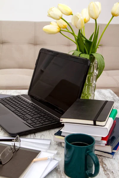 Working at home — Stock Photo, Image