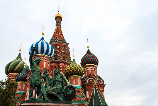 Katedral St Basil di Moskow — Stok Foto