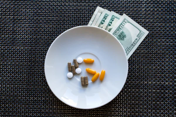 药品价格 — 图库照片