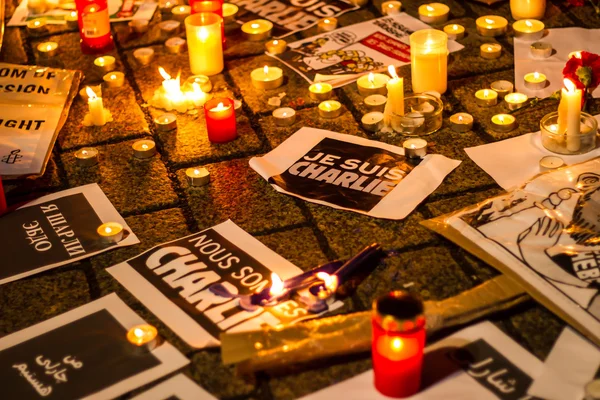 Charlie Hebdo ataque terrorista — Foto de Stock