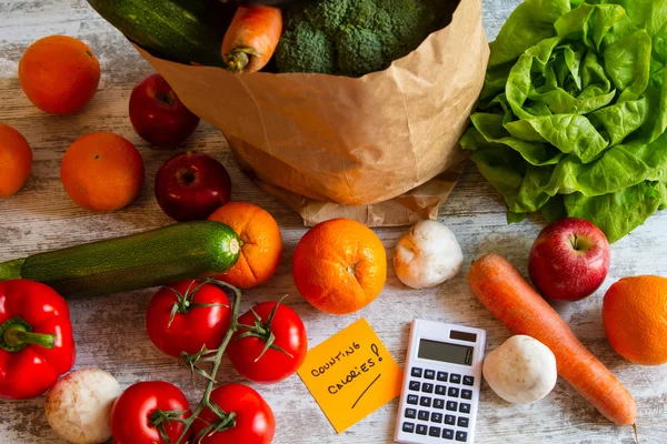 Counting calories — Stock Photo, Image