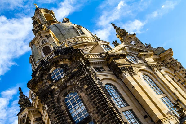 Церква нашої пані в Дрездені — стокове фото